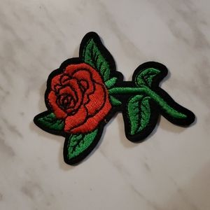 Rose Iron-On Patch